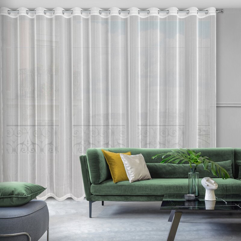Firana gotowa Noelia biały 300 x 250 cm – dodaje blasku wnętrzu