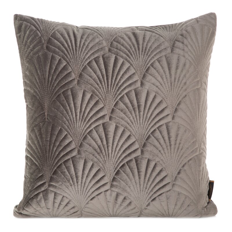 Poszewka velvet ciemnobeżowa 45 X 45 cm – dodaje przytulności