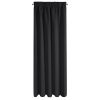 Zasłona gotowa D91 Parisa czarna 140 x 270 cm – pełna prywatność