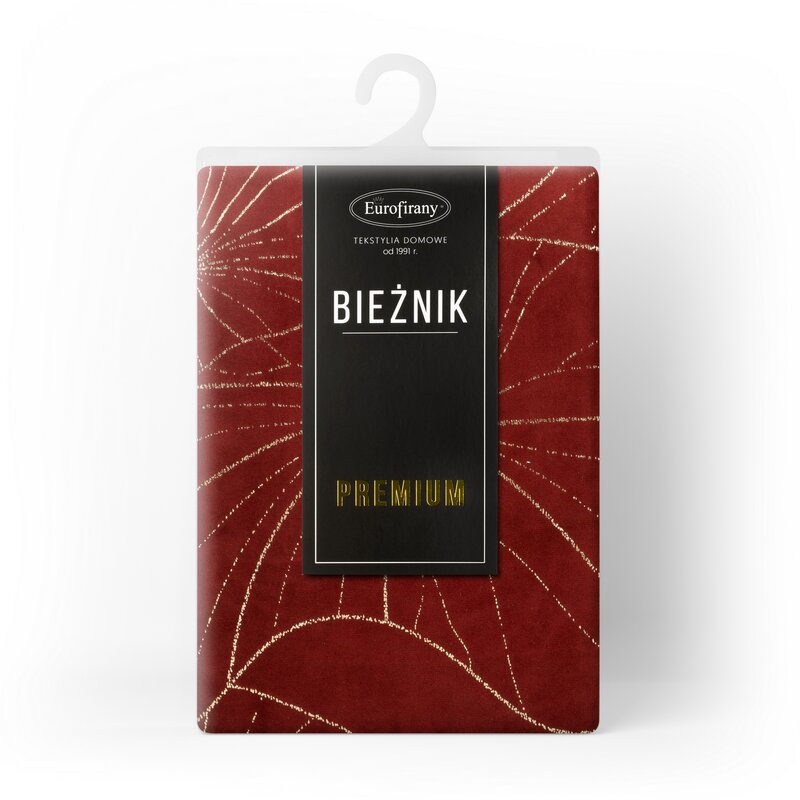 Obrus runner ceglasty 35 x 220 cm – doda blasku stołowi