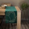 OBRUS BLINK 12 35 X 180 CM CIEMNOZIELONY