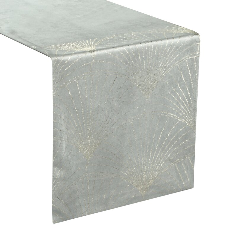 Obrus BLINK 14 popielaty 35 X 220 CM – na stół i bieżnik
