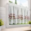 Firana gotowa ISA biała 150 x 60 cm – do kuchni i jadalni