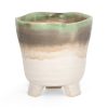 Doniczka ceramiczna kremowa fi 15 x 15 cm – do małych roślin