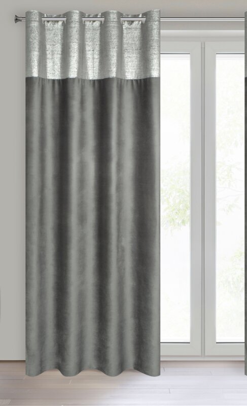 ZASŁONA GOTOWA PERI 140 X 250 CM STALOWY
