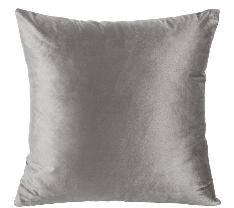 Poszewka velvet Rossa stalowa 40 x 40 cm – doda przytulności