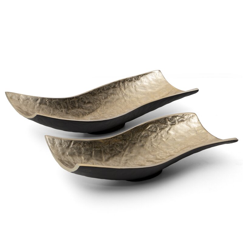 Misa metalowa Pedro2 czarna 39 x 16 x 9 cm – stylowa dekoracja do wnętrz