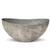 Misa metalowa PARI1 srebrna 45 x 22 x 22 cm – idealna na komodę