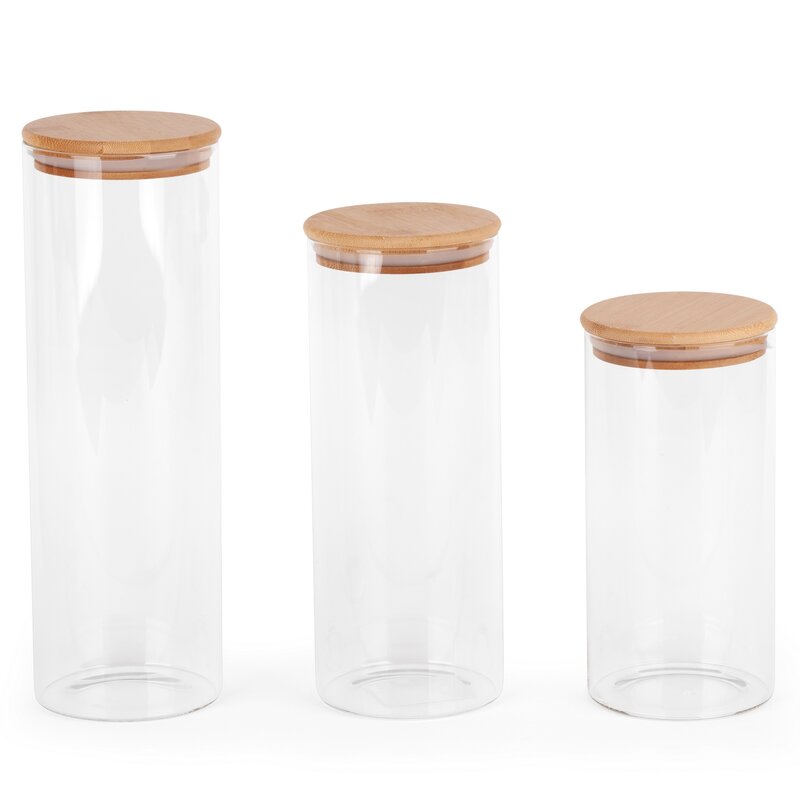 Pojemnik dekoracyjny Pola transparentny 30 x 31 x 10 cm – do kuchni i łazienki