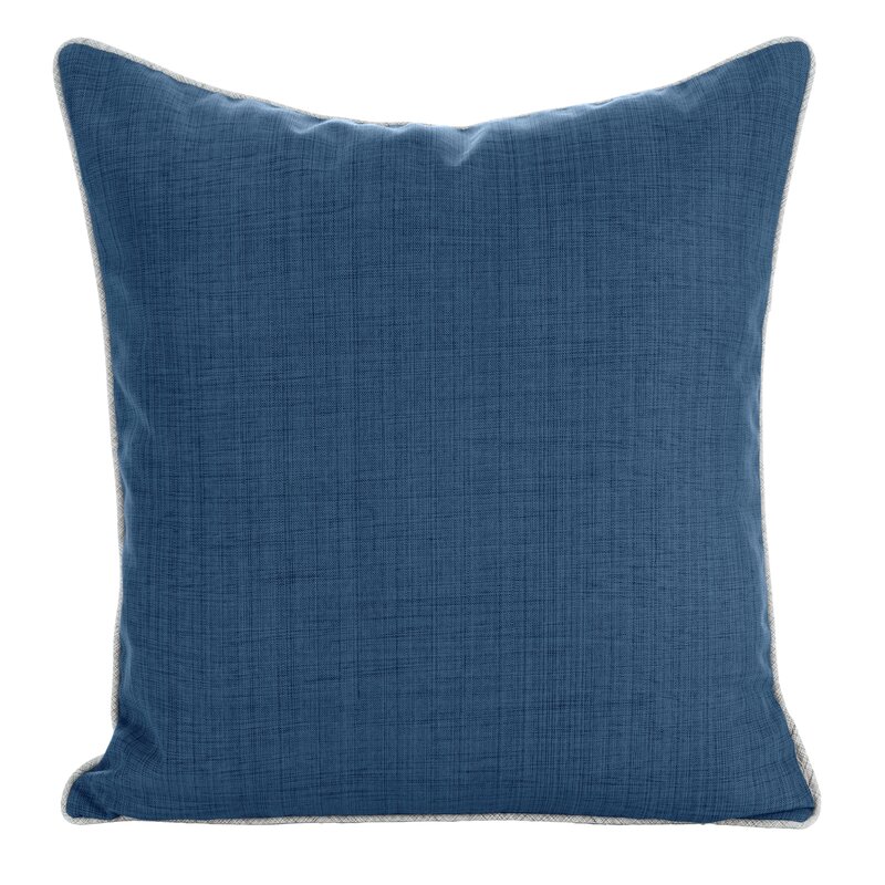 Poszewka dekoracyjna granatowa 45 x 45 cm – wodoodporna i trwała