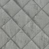 Narzuta velvet srebrna 170 x 210 cm – doda blasku sypialni