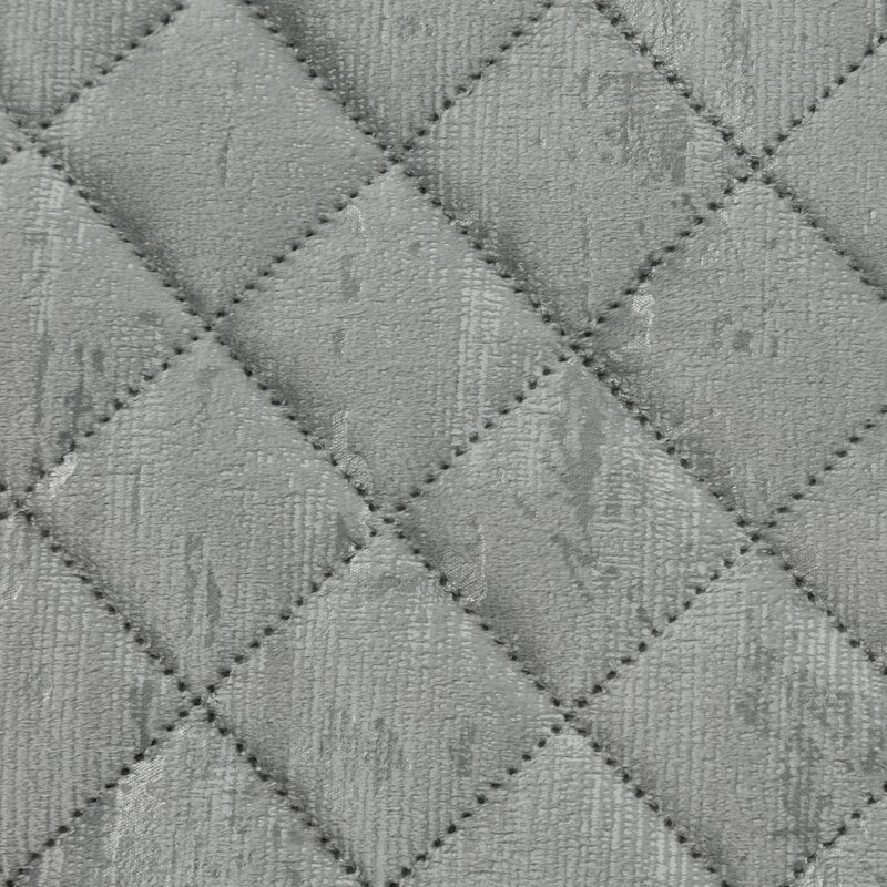 Narzuta velvet srebrna 170 x 210 cm – doda blasku sypialni