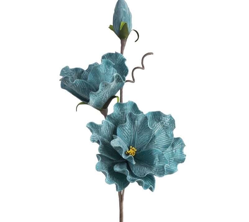Kwiat dekoracyjny Flore 791 turkusowy 76 cm – do wazonu i kompozycji