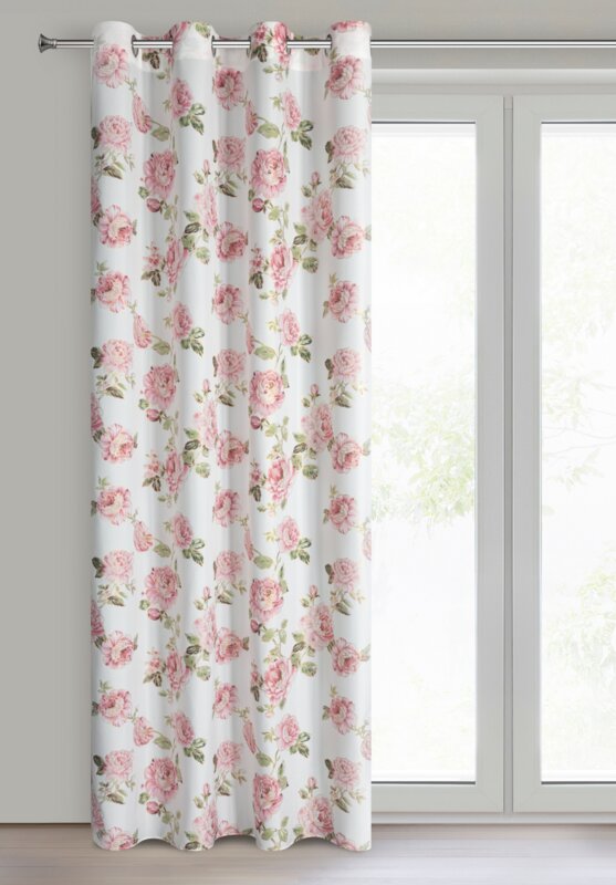 Zasłona gotowa biała 140 x 250 cm – wprowadza romantyczny klimat