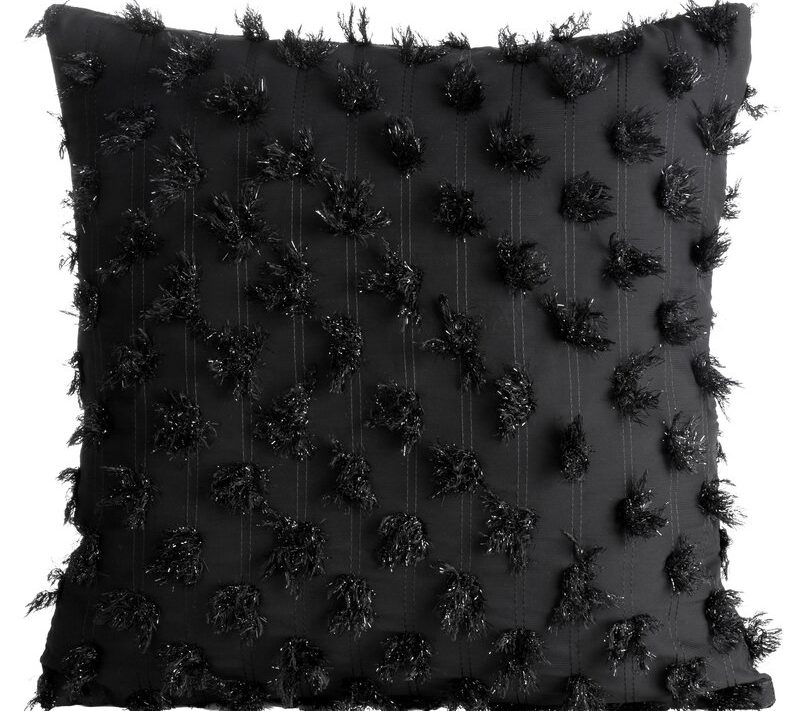 Poszewka Aurelia czarna 45 x 45 cm – doda szyku sofie