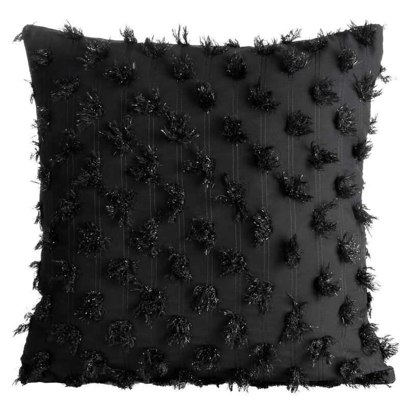 Poszewka Aurelia czarna 45 x 45 cm – doda szyku sofie