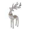 Figurka świąteczna M167B srebrna 10 x 4 x 23 cm – idealna dekoracja świąteczna