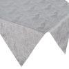 Obrus żakard ISLA srebrny 85 x 85 cm – dodaje blasku wnętrzu