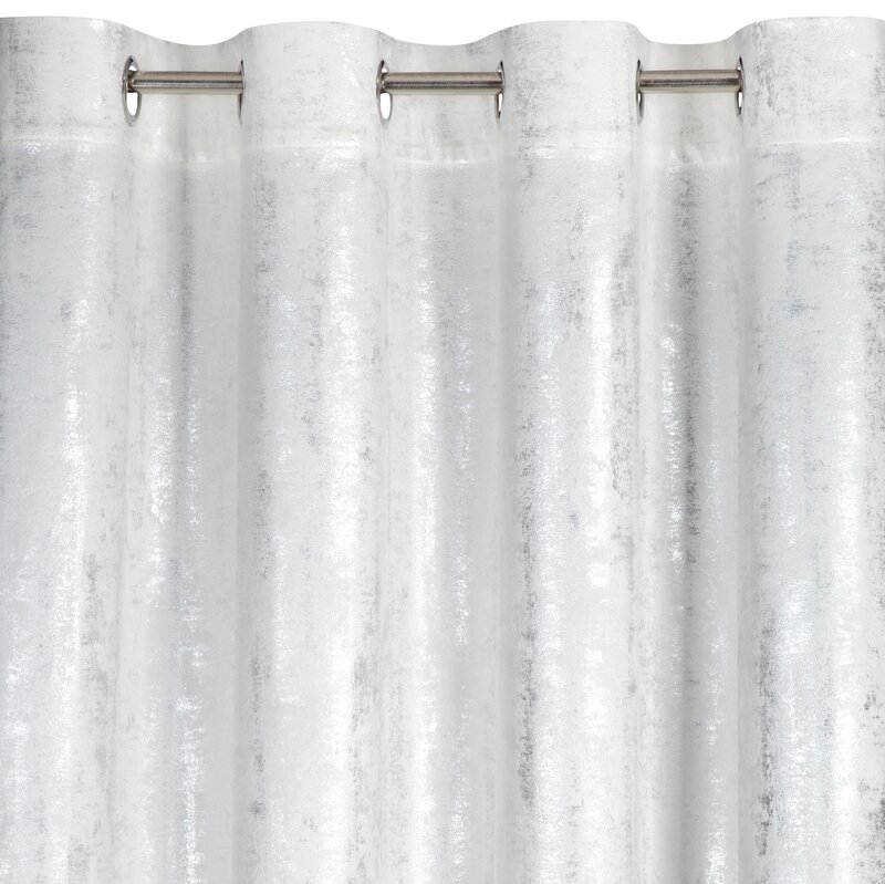 Zasłona gotowa Renia biała 140 x 250 cm – zaciemnia pomieszczenie