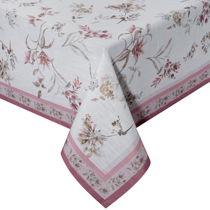 Obrus z nadrukiem Summer6 naturalny 140 x 220 cm – wprowadza harmonię