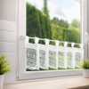FIRANA GOTOWA MADDELINE NA SZELKACH 150 X 35 CM BIAŁY
