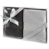 Komplet ręczników Glow srebrny 38 X 24 X 5 CM – miękki i chłonny