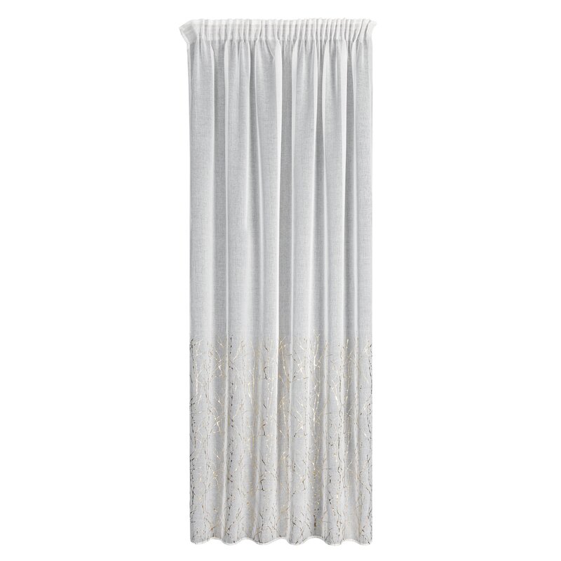 Firana gotowa Melia biała 140 x 270 cm – łatwa w utrzymaniu