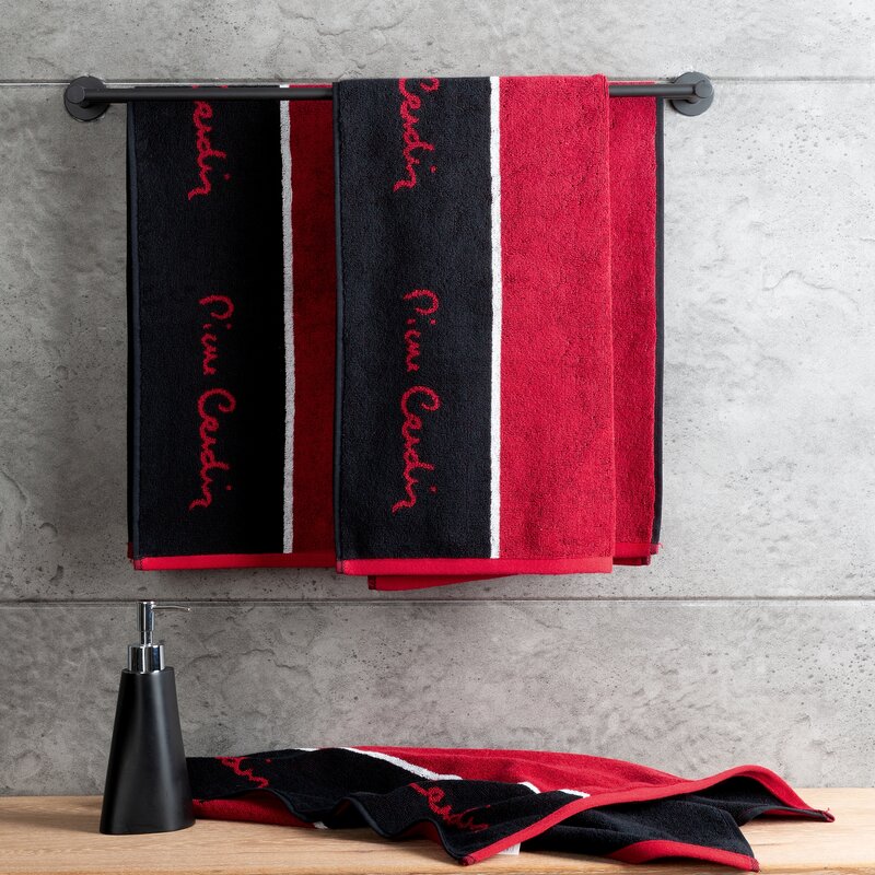 Ręcznik Pierre Cardin Luca czerwony 50 x 90 cm – miękki i chłonny