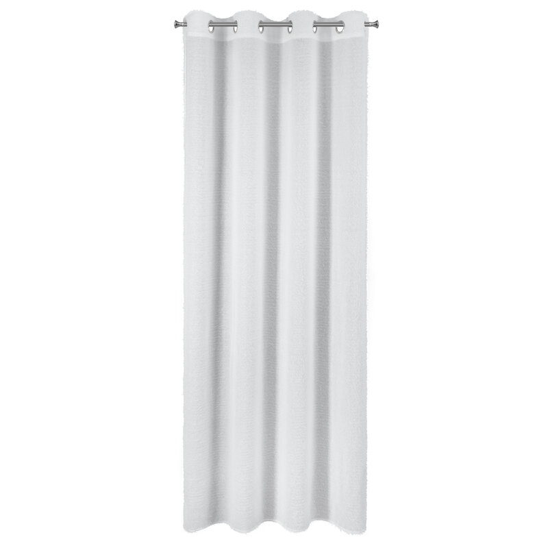 Zasłona gotowa Agis biała 140 X 250 CM – subtelne rozświetlenie