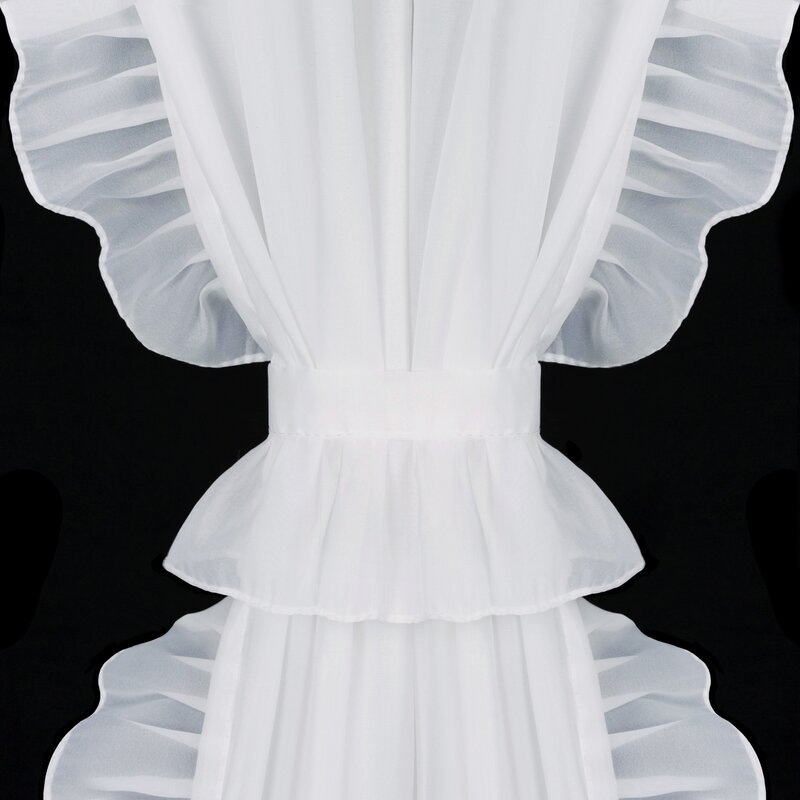Firana gotowa biała 140 x 270 cm – rozprasza światło