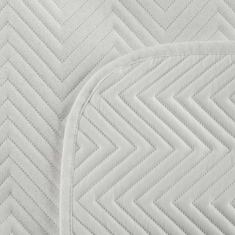 Narzuta len biała 220 x 240 cm – doda przytulności