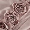 ZASŁONA GOTOWA ROSES 14 NA TAŚMIE 140 X 270 CM PUDROWY