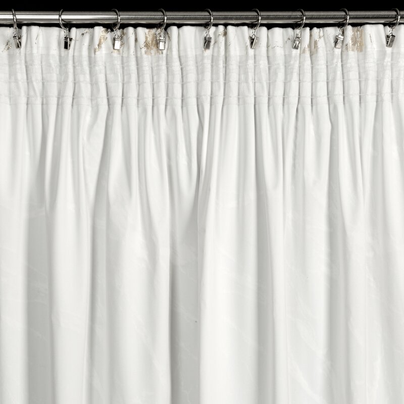 Zasłona gotowa na taśmie Molly biała 140 X 270 CM – miękki welwet