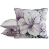 Poszewka Velvet 122 kremowa 45 X 45 CM – z kwiatowym wzorem