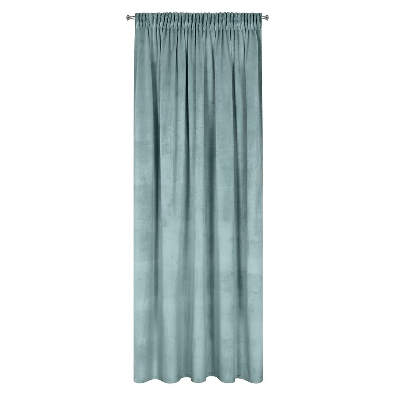 Zasłona welwetowa Rosa szałwiowa 140 X 270 cm – miękka i stylowa