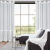 Firana gotowa biała 140 x 250 cm – rozprasza światło