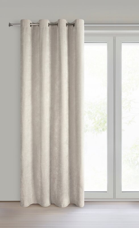 Zasłona gotowa Nilo beżowa 140 x 250 cm – przytulna atmosfera w domu