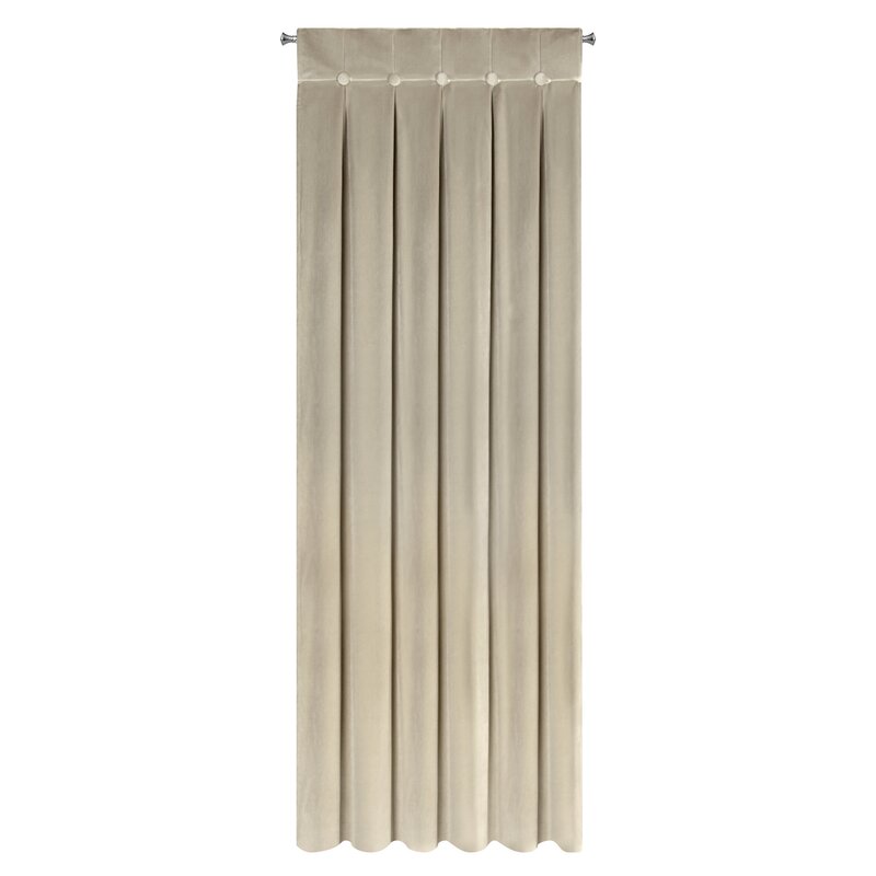 Zasłona gotowa Alita beżowa 140 x 250 cm – zaciemnia i zdobi