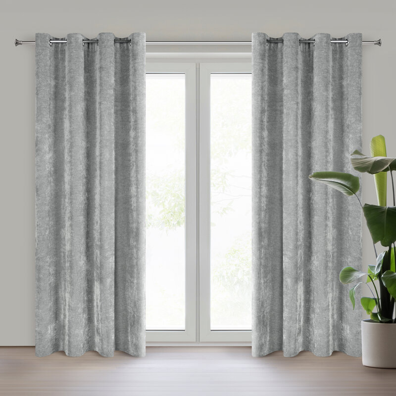 Zasłona gotowa Nilo szara 140 x 250 cm – przytulny klimat wnętrza