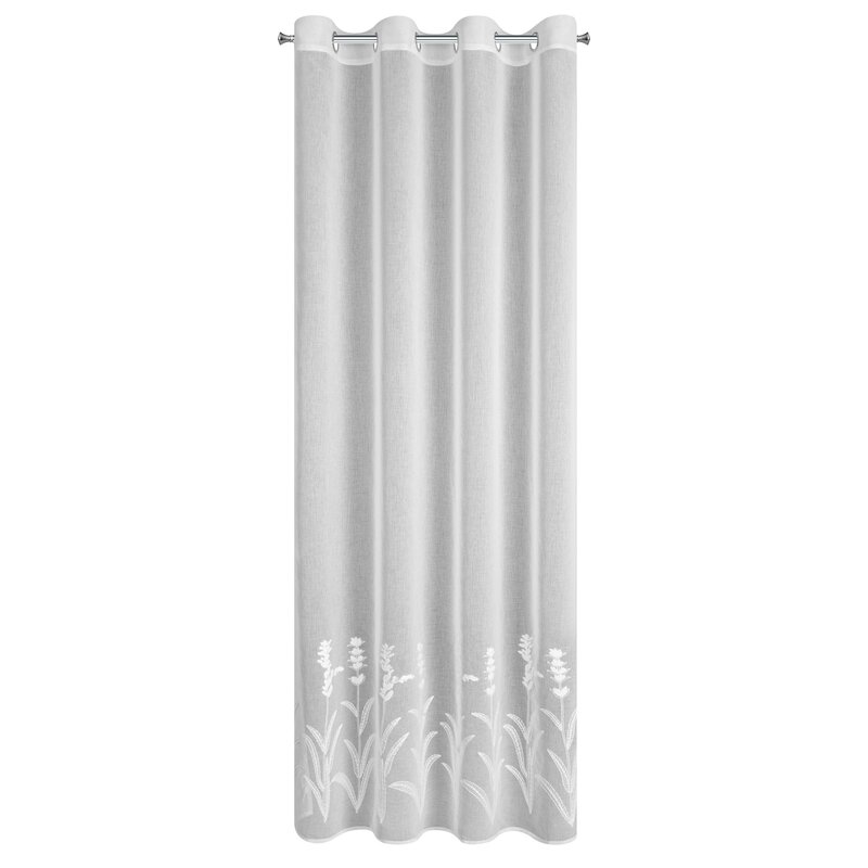 Firana gotowa Tonya biała 140 x 250 cm – rozprasza światło