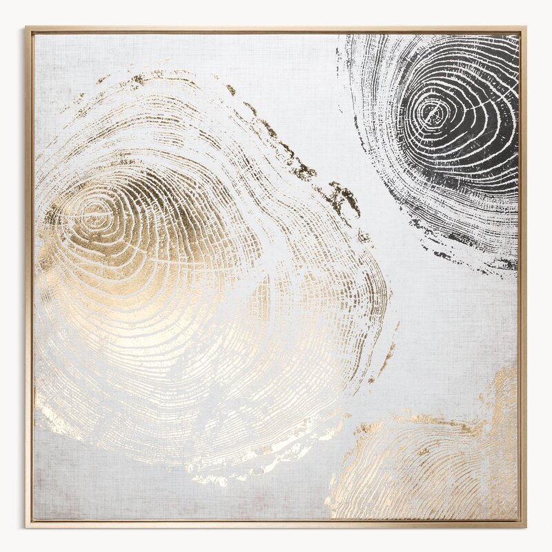 OBRAZ 671 80 X 80 CM ZŁOTY