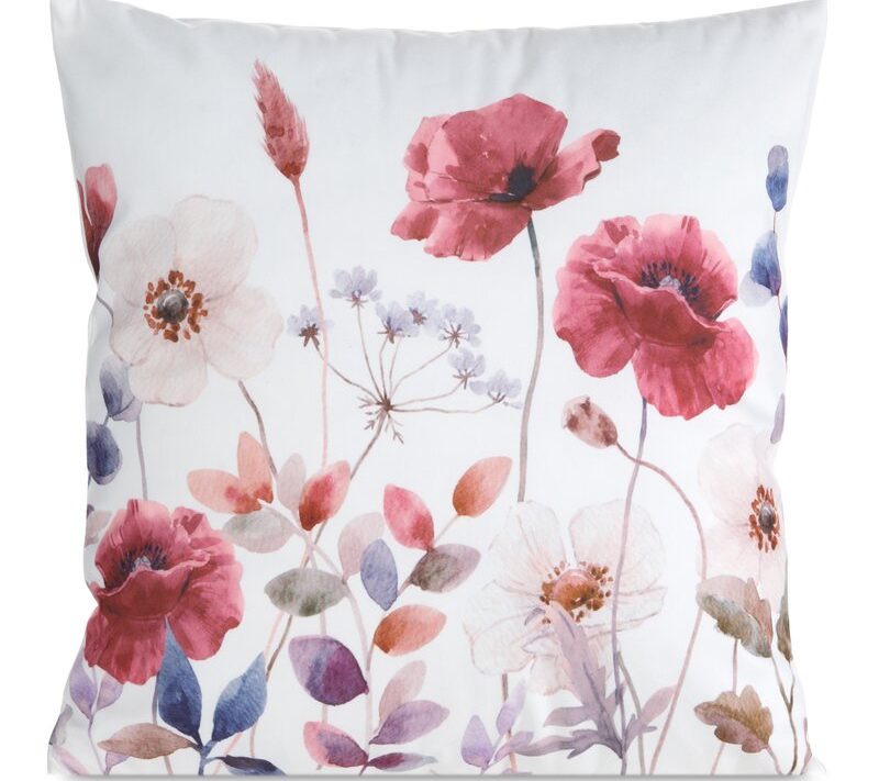 Poszewka Mink biała 45 x 45 cm – wprowadza urok natury