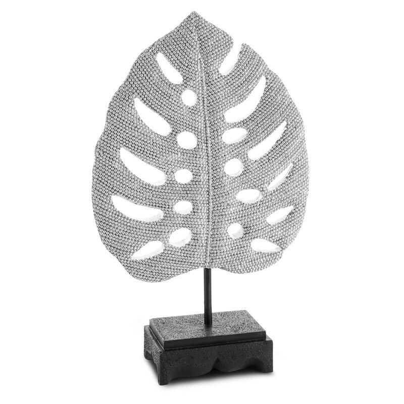 FIGURKA DEKORACYJNA ELDO 17 X 6 X 27 CM SREBRNY