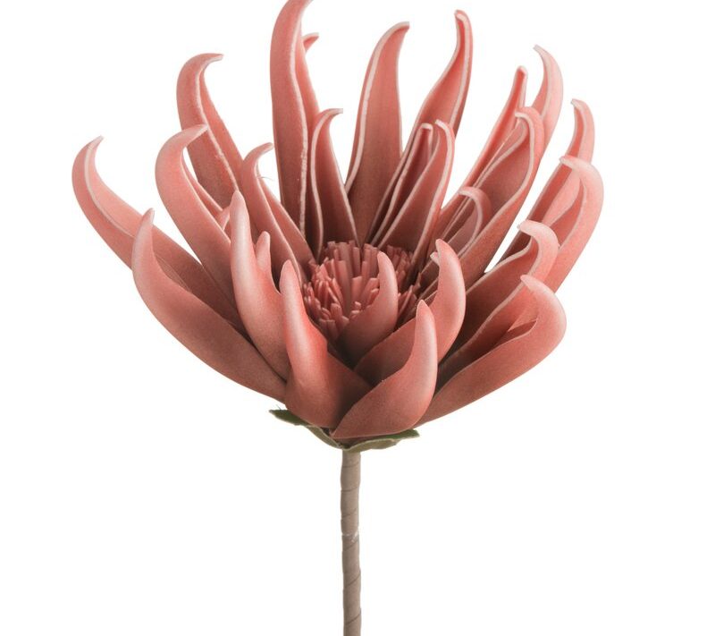 Kwiat dekoracyjny Flore 830 ciemnoróżowy 62 cm – unikatowy kształt