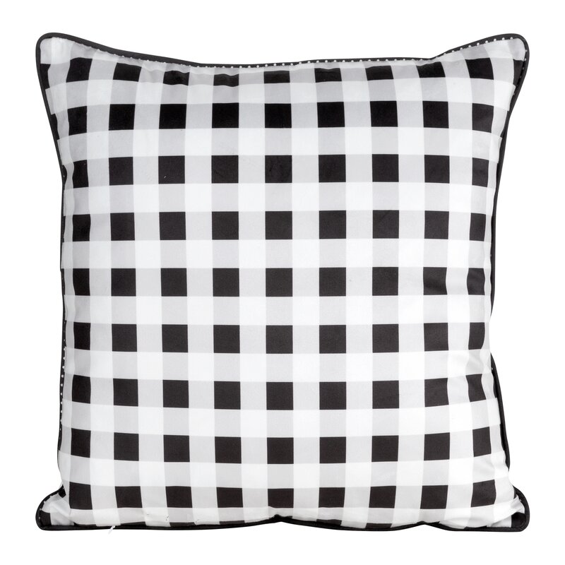POSZEWKA WIOSNA 45 X 45 CM CZARNY