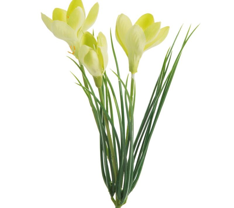 Kwiat Natu jasnożółty 30 cm – rozjaśnia wnętrze