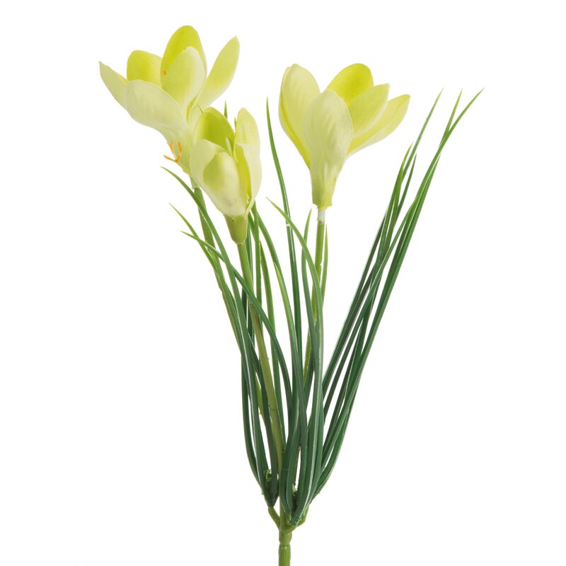 Kwiat Natu jasnożółty 30 cm – rozjaśnia wnętrze