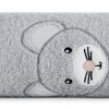 RĘCZNIK DZIECIĘCY BABY71 70 X 140 CM SREBRNY