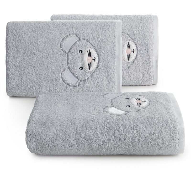 Ręcznik dla dziecka Baby71 srebrny 15 x 21 cm – delikatny dla skóry