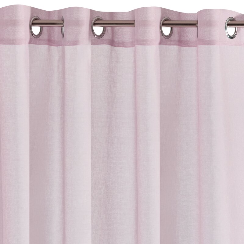Firana gotowa ESIM pudrowy róż 140 x 250 cm – rozprasza światło